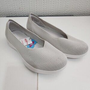 Skechers On-the-GO Flex Radiant Knit Skimmers in Gray Women's Size 11 Wide